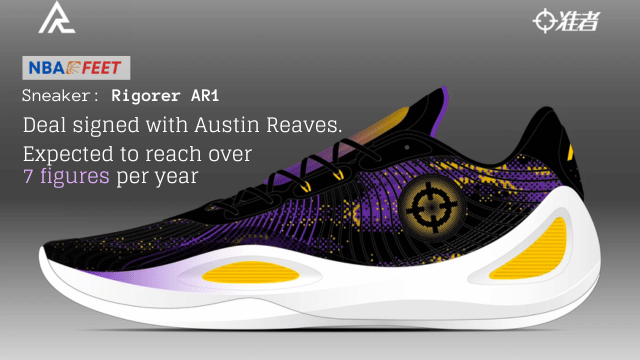 Austin Reaves Signs a New Signature Sneaker Deal With Rigorer